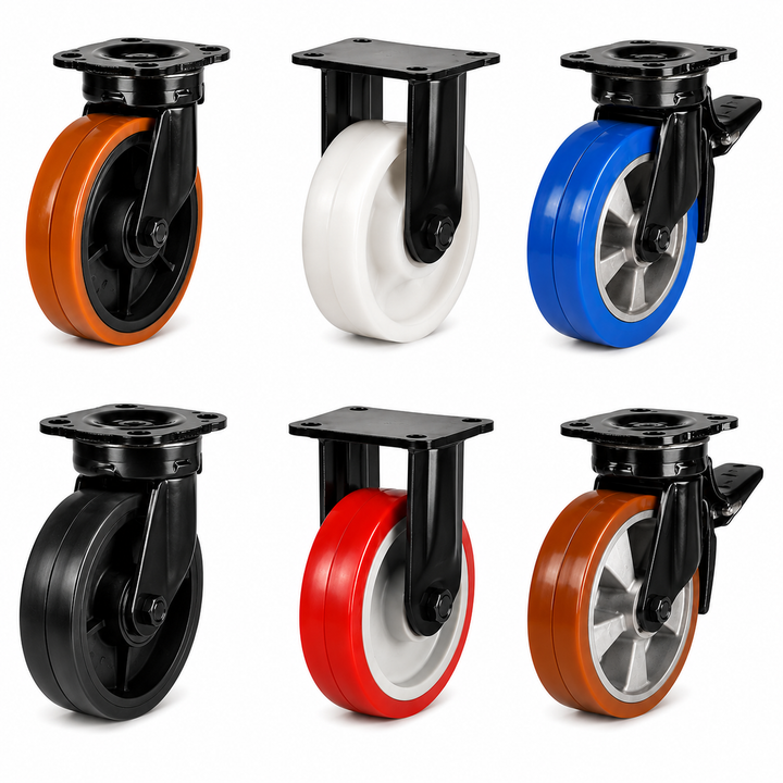Fabricated Frame Heavy Duty Castors