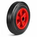 Black rubber on plastic castor wheels in various sizes for industrial and commercial use