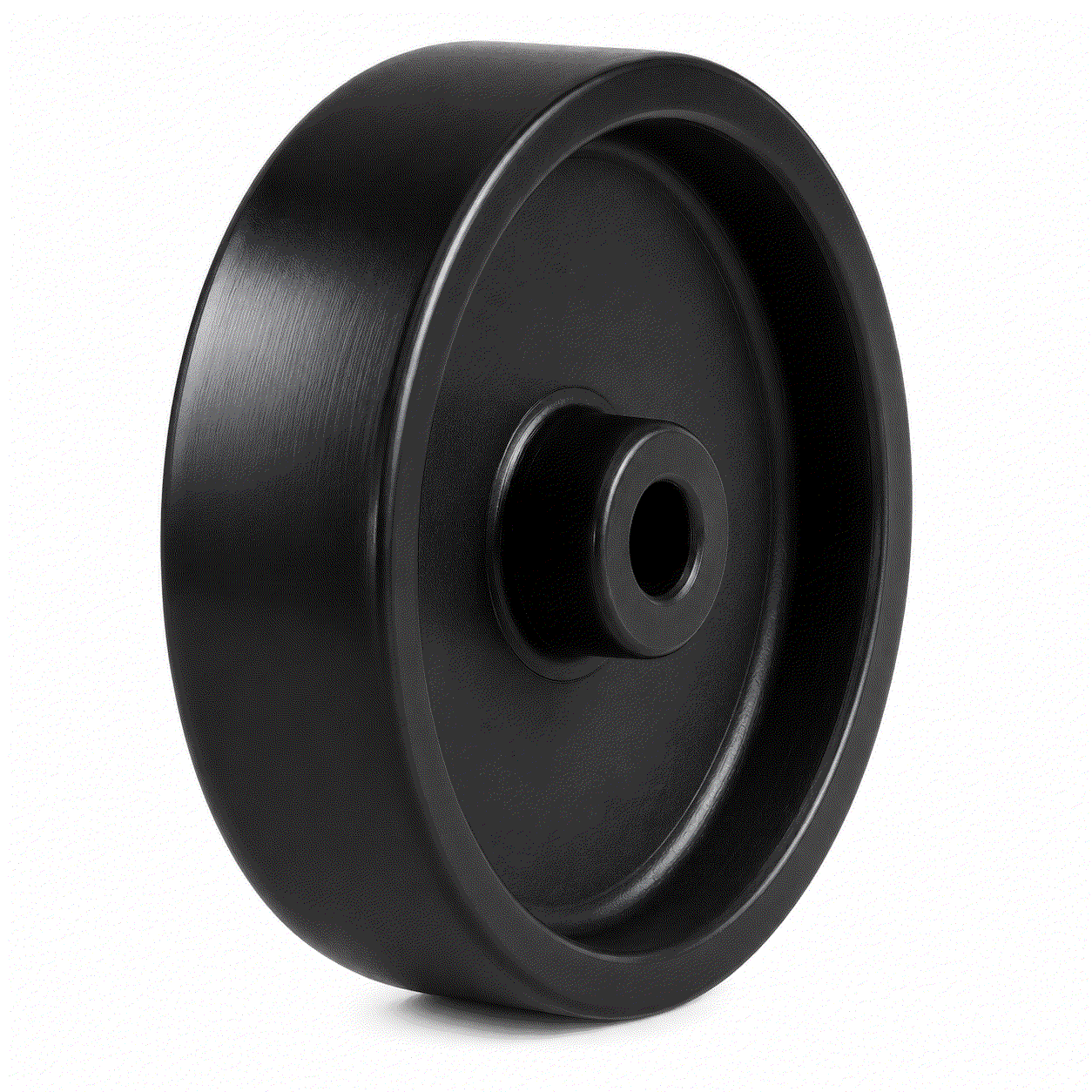 Nylon castor wheels in various sizes from 50mm to 200mm with high load capacity for industrial use