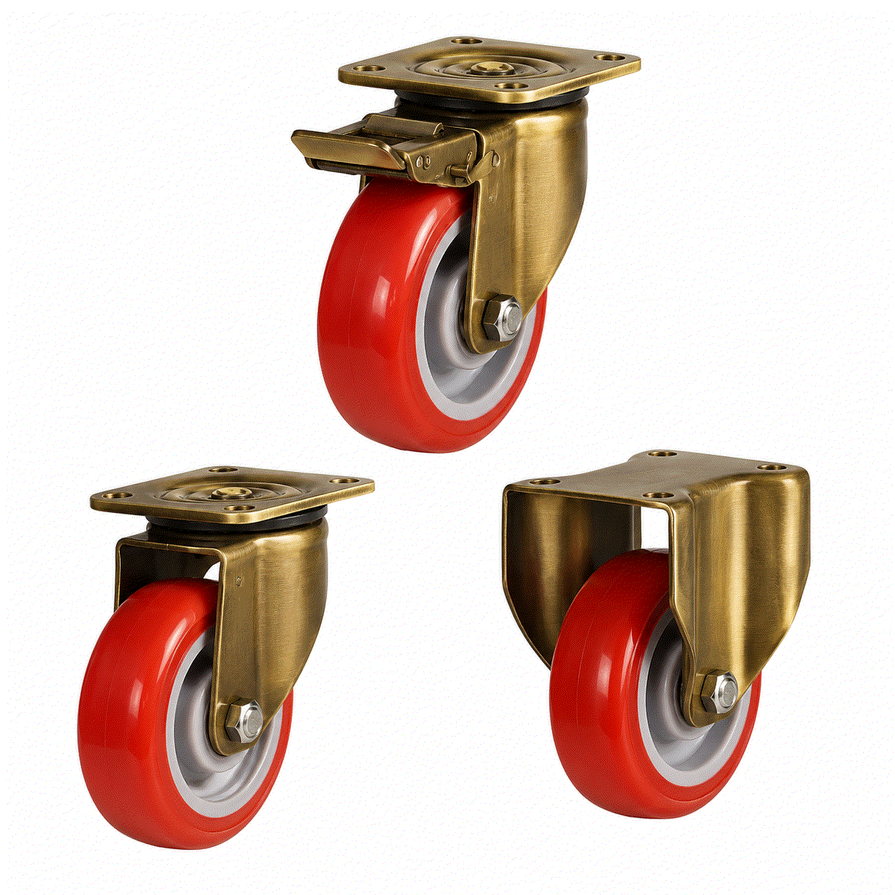 Heavy duty polyurethane on nylon castors in various sizes for industrial load handling
