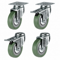 Light Duty Castors non-marking wheels 50-125mm for 40-100kg load floor protection