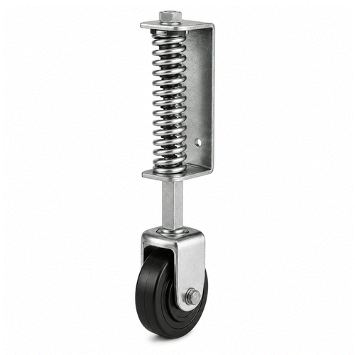 Heavy-duty gate castors supporting swing and industrial gates for smooth operation and durability