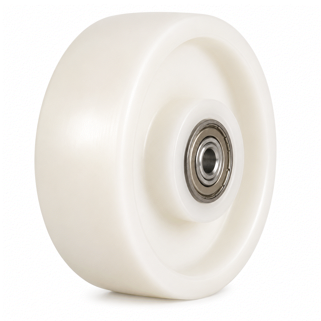 Heavy-duty nylon castor wheels with ball bearings, 200-300mm diameter, 1400-7000kg load capacity, corrosion-resistant industrial wheels for smooth heavy machinery transport