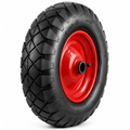 Heavy Duty Pneumatic Rubber Wheels with steel center, 370-400mm diameter, supporting 180-350kg load for industrial and outdoor use