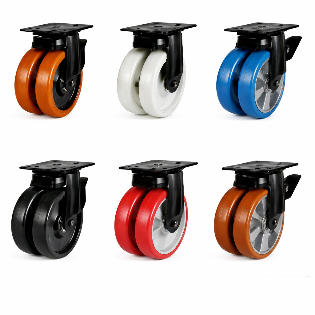 Twin Wheel Castor Wheels
