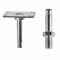 Furniture castor fittings securely attaching wheels to various furniture for improved mobility and durability