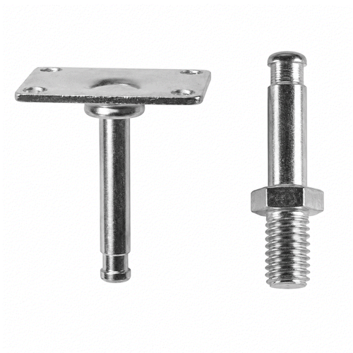 Furniture castor fittings securely attaching wheels to various furniture for improved mobility and durability