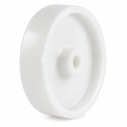 Polypropylene castor wheels in various sizes with durable, chemical-resistant design for industrial and commercial use
