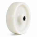 Nylon castor wheels with roller bearings in various sizes for heavy-duty industrial load handling